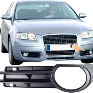 Grade do Farol de Milha do Spoiler Audi A3 a 2007 Lado Esquerdo