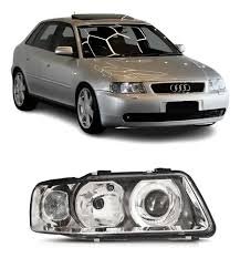 Farol Audi A3 1996 a 2007  Lado Direito
